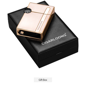 Encendedor de cigarros de doble fuego de alta calidad, accesorios para fumar, encendedor de cigarros con logotipo personalizado, encendedores de cigarros - Product Image 5