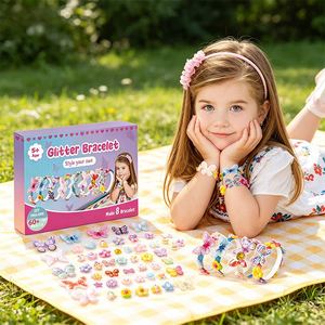 Kit de Pelo de Princesa DIY para Niñas, Diademas, Pinzas, Lazos, Cintas, Mariposas, Flores, Juguete Creativo, Set de Regalo de Cumpleaños - Product Image 5