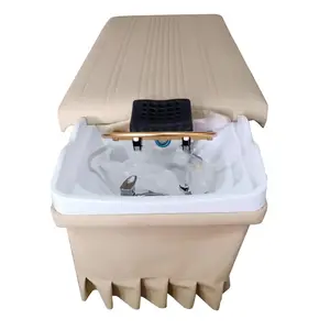 YOUTAI Modern Salon Spa Head Water Therapy Shampoo Bed Beauty Thai Hair Washing Chairs Cabinet Storage Shampoo Bed