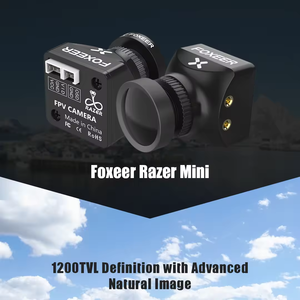 Foxeer Mini Carbon Fiber 2.1mm Lens 1200TVL 4:3 PAL NTSC 4.5V-25V Input Voltage Racing Accessories <b>4K</b> Resolution RC UAV - Product Image 4