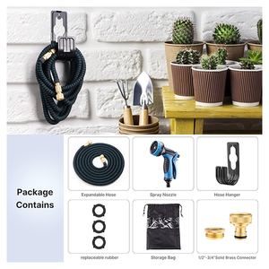 50FT 100FT 150FT tuyau d'arrosage extensible tuyau d'arrosage tuyau d'arrosage avec pistolet de pulvérisation - Product Image 4