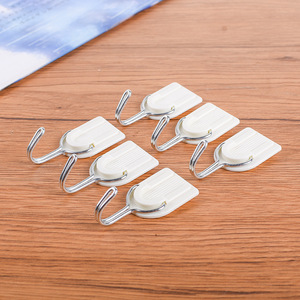 Yunmei <b>Adhesive</b> <b>Hook</b> 2 Pcs Strong Wall Mounted Self <b>Adhesive</b> <b>Hooks</b> For Household Use - Product Image 2