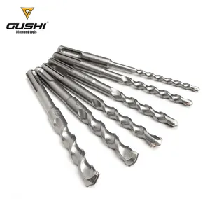 4 Cutters Double Or Single Flute Sds Max Hammer Carbide Tipped Drill Bit For Concrete Stone