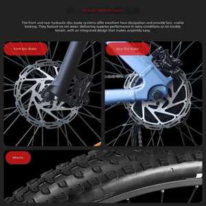Bicicleta de Montaña de Alta Potencia Q5 con Asistencia Eléctrica y Velocidad Variable para Adultos, de Aluminio, Modelo Yyf010 - Product Image 3