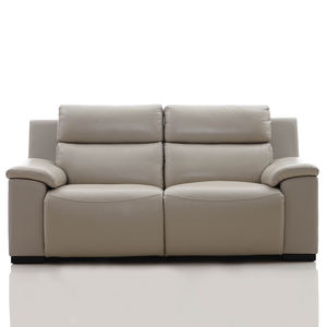 Canapé en cuir inclinable électrique de luxe de conception italienne 3 places Meubles de salon modernes Canapé à mouvement électrique avec charge USB - Product Image 4