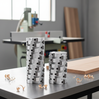 Tête de coupe spirale avec lame hélicoïdale pour dégauchisseuse à bois, bloc de coupe pour une finition de surface élevée