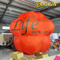 Modèle de montgolfière gonflable durable et attrayant pour la promotion de marque, les événements en plein air, les salons professionnels, le marketing, ballon gonflable