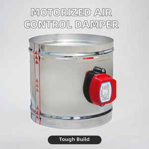 Acarps modello 2W motorizzato in acciaio inossidabile ammortizzatore del condotto del cilindro 51mm-200mm di controllo del Volume d'aria valvole attuatore elettrico - Product Image 4