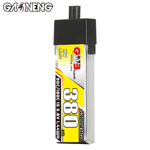 GAONENG GNB 1S 3.8V HV 380MAH 90C A30 หัวพลาสติก RC แบตเตอรี่ลิโป้ มินิควอด FPV Emax NanoHawk - Product Image 5