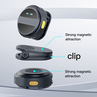 Microfono Digitale Magnetico Wireless SX21 Originale, Microfono Lavalier a Collare per iPhone e Android, per Registrazione Video, Interviste e YouTuber