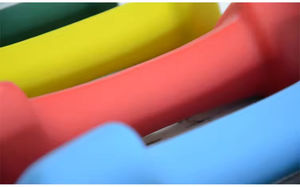 ดัมเบลรูปสามเหลี่ยมแบบกำหนดเองปี <span class=keywords><strong>2021</strong></span> สำหรับผู้ชาย ผู้หญิง และเด็ก สี 1 2 3 <span class=keywords><strong>4</strong></span> 5 กก. ปอนด์ ดัมเบลเหล็กเคลือบยาง สีชมพู - Product Image 4