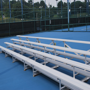 便携式足球场铝制露天看台座椅移动球员长椅