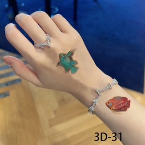 สติกเกอร์รอยสัก<span class=keywords><strong>3D</strong></span> ชั่วคราวกันน้ำสำหรับผู้หญิงลายดอกกุหลาบ<span class=keywords><strong>3D</strong></span> ชั่วคราวกันน้ำได้สำหรับผู้หญิง - Product Image 3