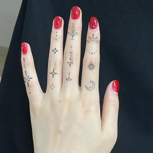 Tatuaggio semipermanente creativo del tatuaggio della <span class=keywords><strong>stella</strong></span> temporaneo impermeabile della durata del tatuaggio <span class=keywords><strong>a</strong></span> base di erbe del braccio di 2 settimane - Product Image 3