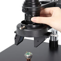 SANQTID TD-D-2KH 3D 1080P LED Laboratory Microscope Objective Lens for Digital Industrial Microscope Camera 25-230x Zoom 1/2.8