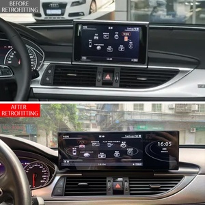 Accessoires de modification d'entertainment intelligent pour voiture avec grand écran central de 14,9 pouces, adaptés à l'Audi A6, 2016-2018 - Product Image 2