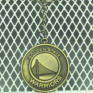 Porte-clés en métal NBA, cadeau pour les fans de basket-ball, mini porte-clés avec symbole d'équipe de basket-ball, porte-clés Rocket Warrior Laker, pendentif pour sac à dos, objet de collection - Product Image 4