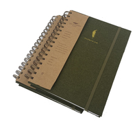 Offre Spéciale – Carnet à spirale A4/A5 rose à couverture rigide avec impression personnalisée, logo estampé à chaud, double reliure spirale, papier offset