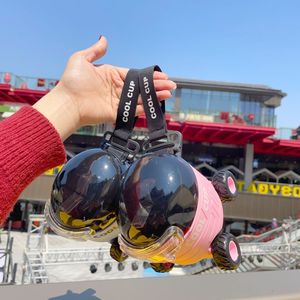 JWH OEM创意火星探测器水杯趣味男孩便携式吸管杯儿童多功能玩具礼品杯 - Product Image 4