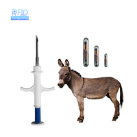 Etiqueta de Vidrio RFID LF para Animales, Microchip Inyectable de 134.2kHz para Clínica Veterinaria, Sistema de Gestión de Registro de Mascotas