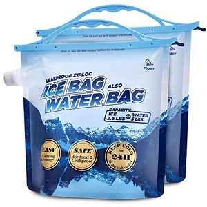 Tùy Chỉnh Ráp Nước Container Tái Sử Dụng Túi Nước Đá Lạnh Với Spigot Cắm Trại Đi Bộ Đường Dài Uống - Product Image 1