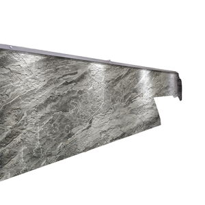 Revestimiento de Pared de Panel de Piedra Gris Nine Power, Material Flexible Ignífugo, Diseño Industrial Moderno, Azulejo Artificial para la Industria Hotelera - Product Image 1
