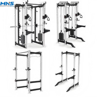 Équipement de fitness multifonctionnel : Machine Smith, Cage de musculation, Rack à squats