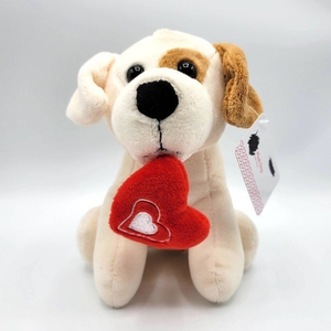 Sıcak satış sevgililer peluş doldurulmuş köpek kalp seni seviyorum yumuşak oyuncak hediyeler ve kız arkadaş için - Product Image 3