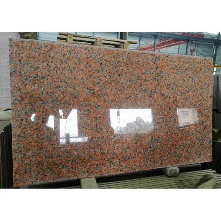 China diseño de pulido acabado de la superficie de la hoja de arce rojo G652 granito para la venta de granito rojo