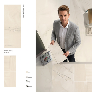 Artic View 900x1800 mm Majestic Glossy Ceramic Porcelain Slabs For Grand <b>Wall</b> And Floor Decor Tiles - Product Image 3