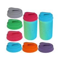 Ventes en gros de couvercles de canettes de soda en silicone réutilisables, protecteurs de canettes de bière, protecteurs pour canettes standard