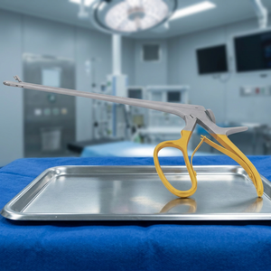Forceps de biopsie TISCHLER MORGAN en acier inoxydable allemand 22 CM, manuel, certifié CE, classe II, stérilisable, instruments chirurgicaux de base - Product Image 3