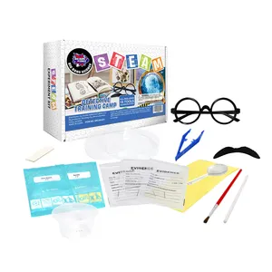 Bestseller Kinder Detektiv-Set Fingerabdruck Identifizierungs-Spielzeug DIY Wissenschaftsexperimente Kits für Kinder Schullabor und Party