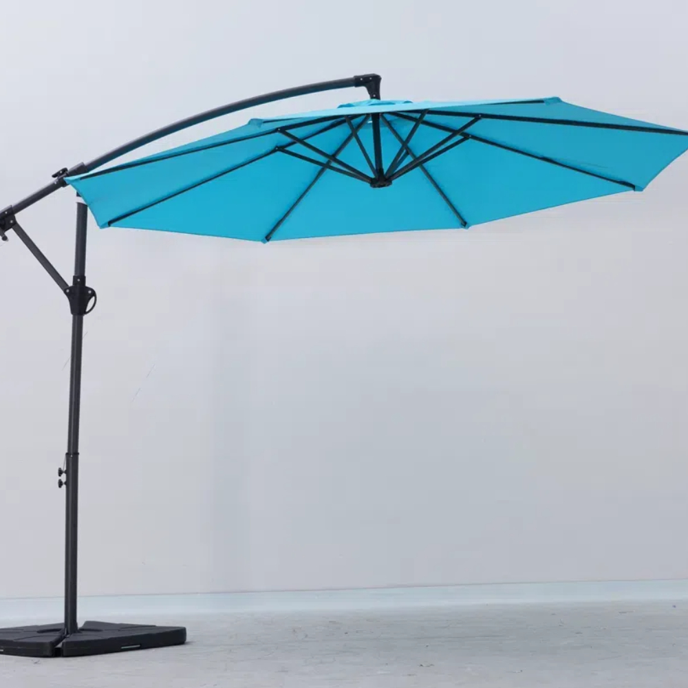 l shaped patio furniture umbrella Outdoor Sectional The JARDINA sectional delivers premium comfort and timeless style—ideal for relaxing L Shaped Patio Sectional Blue