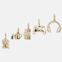 Pendentif en forme de note de musique, style punk, en acier inoxydable plaqué or 18 carats, pour bracelet, collier, accessoires DIY