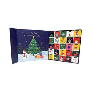 <span class=keywords><strong>2022</strong></span> personnalisé luxe Mini <span class=keywords><strong>noël</strong></span> carton coffrets cadeaux vide livre calendrier avent emballage bon prix papier UV gaufrage - Product Image 5