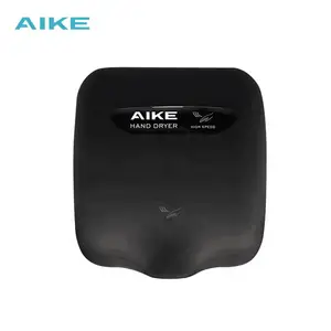 AIKE AK2800B fabricante profesional Durable de acero inoxidable automática de alta velocidad secador comercial para cuarto de baño