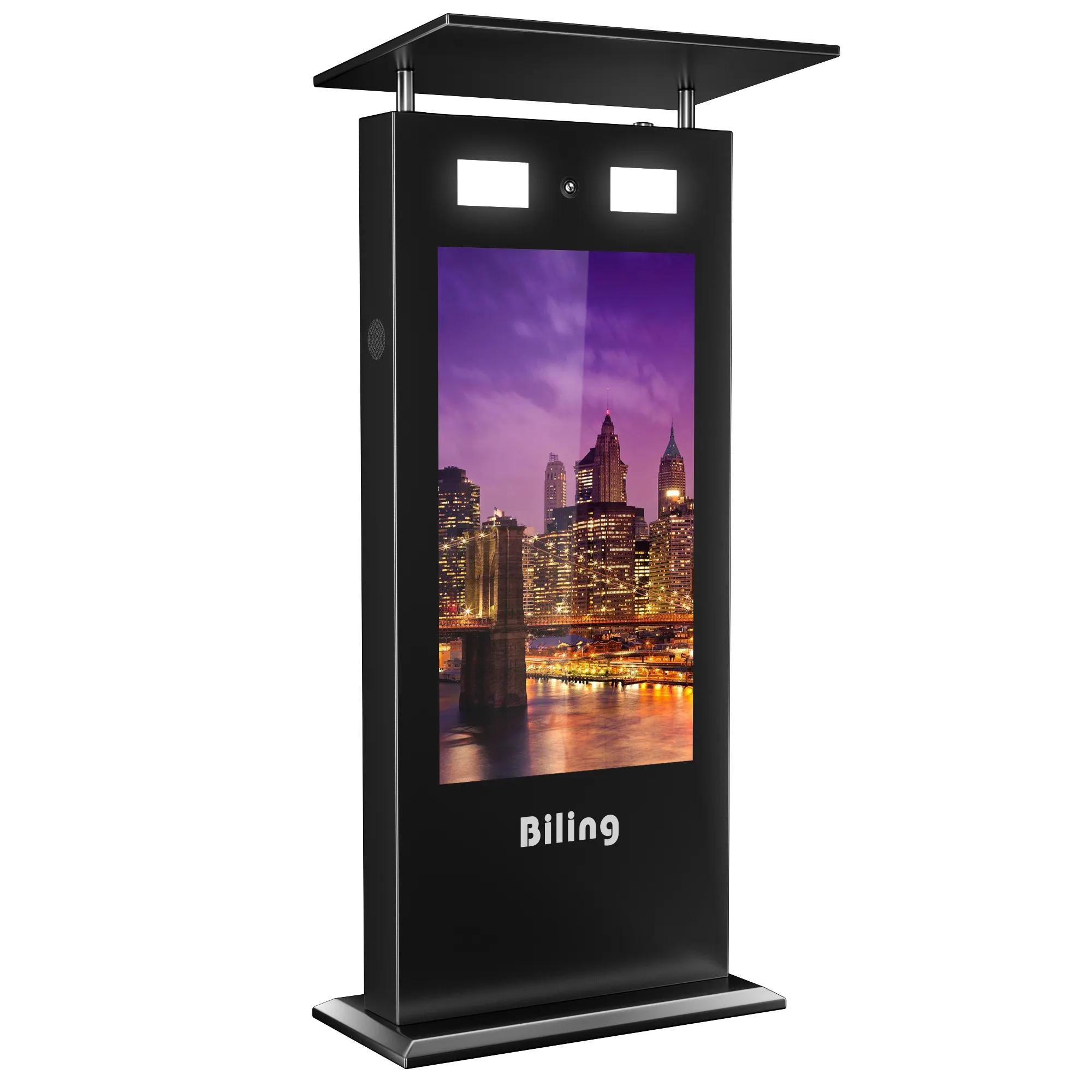 24 inch Intelligent Outdoor Advertising Machine for Gate wifi network ad display roof-fixing player digital display signage
