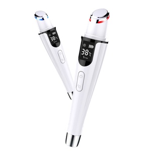 Stylo de massage vibrant chauffant sans fil pour lifting des yeux, applicateur de crème contour des yeux, dispositif LED Photon pour soins de beauté des yeux - Product Image 1