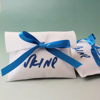 Enveloppe en velours et daim imprimée avec logo personnalisé, sac cosmétique de parfum à rabat, enveloppe de mode, pochette d'emballage en daim pour cadeau de bijouterie