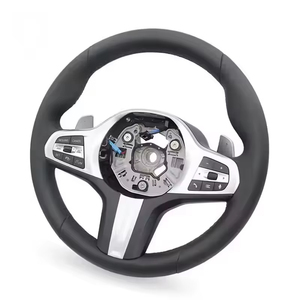 Volante Sportivo Personalizzato in Fibra di Carbonio con LED per Interni Auto <span class=keywords><strong>BMW</strong></span> Serie G G01 G11 G14 G20 G30 G29 G36 - Product Image 5