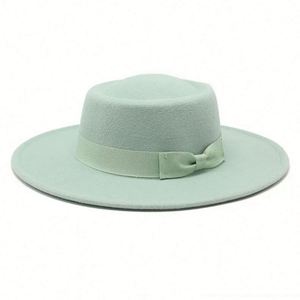 Hot Sale Big Wide Brim Fedora <b>Hat</b> <b>for</b> Adults Elegant Women's Spring Autumn Winter Fashion Casual Party-Appropriate <b>for</b> Outdoor - Product Image 2