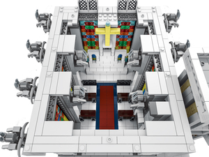 Giocattoli produzione Street Views città medievale chiesa Moc mattoni casa modulare modello Building Blocks giocattoli architettura famosa - Product Image 5