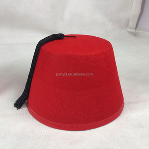 Đỏ Thổ Nhĩ Kỳ tarboosh <span class=keywords><strong>hat</strong></span> với màu xanh lá cây fez <span class=keywords><strong>hat</strong></span> vàng đen tua cho năm mới Tạ Ơn bên Hot Bán trang phục phụ kiện - Product Image 5