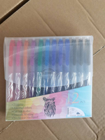 Stylos gel effaçables rétractables à clic, 10 couleurs, effacement à la chaleur avec gomme intégrée