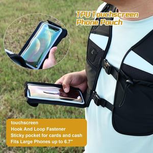 हॉट सेल चलाने वाले फोन धारक बनियान 5 जेब हल्के रनिंग वेस्ट के साथ - Product Image 3