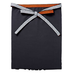 Delantal de Cintura para Camarero de Restaurante, Color Negro, Estilo Japonés, con Lazo de Polipropileno - Product Image 1