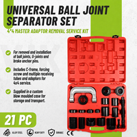 Kit d'outils de presse pour rotules 21 pièces universel 2WD 4WD avec adaptateurs et support en C pour démontage et installation