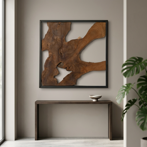 Arte de Pared de Madera Sólida Irregular, Panel Decorativo Hecho a Mano, Decoración Moderna para el Hogar, Adorno de Pared, Regalo de Cumpleaños o Boda, Alta Calidad - Product Image 2