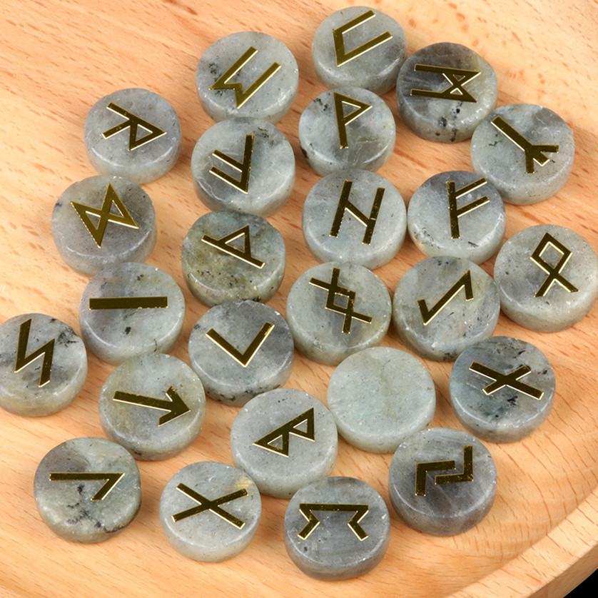 25 cuentas de labradorita